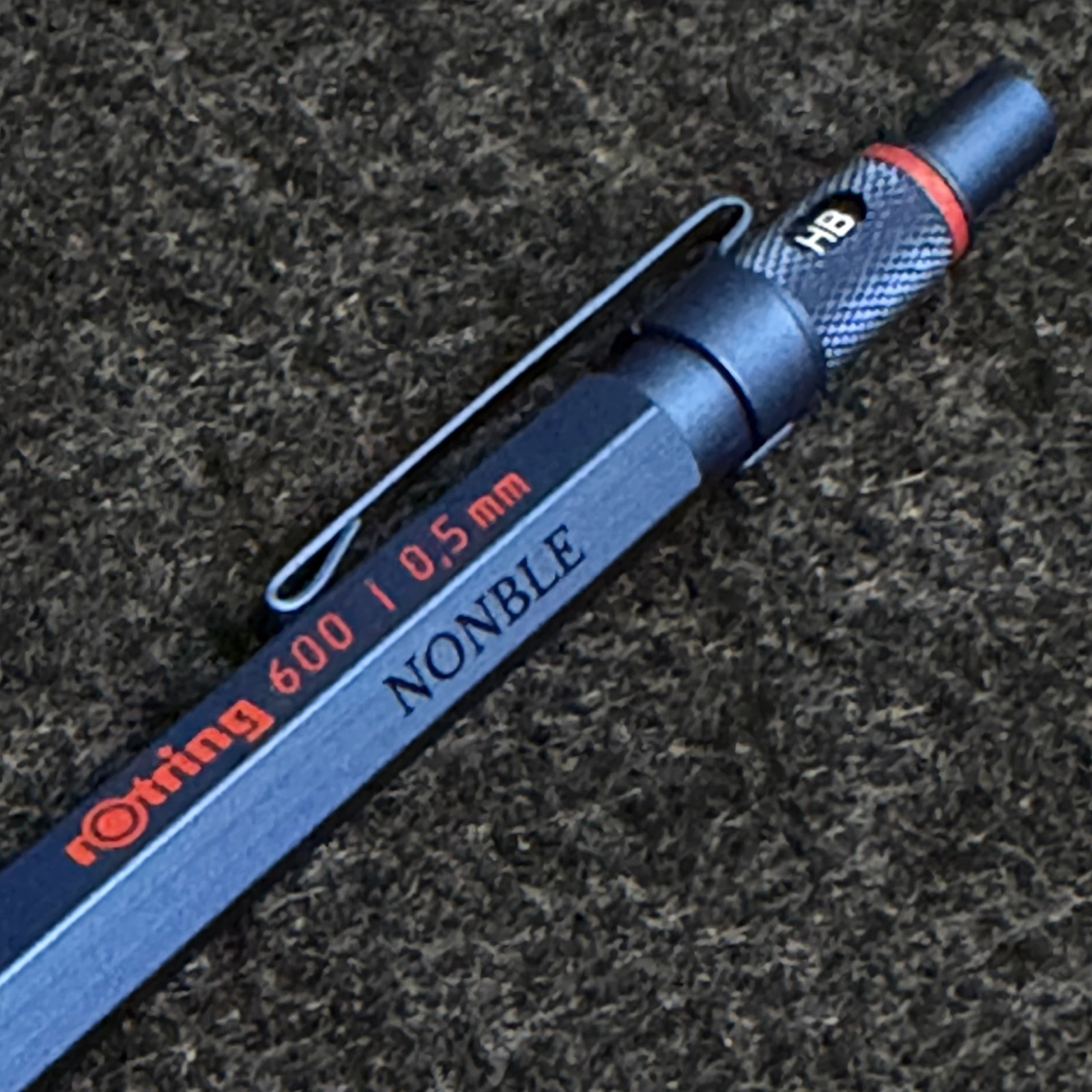 NOS Rare 2022 rOtring 600 NONBLE Limited Edition Midnight Blue 0.5mm Japan