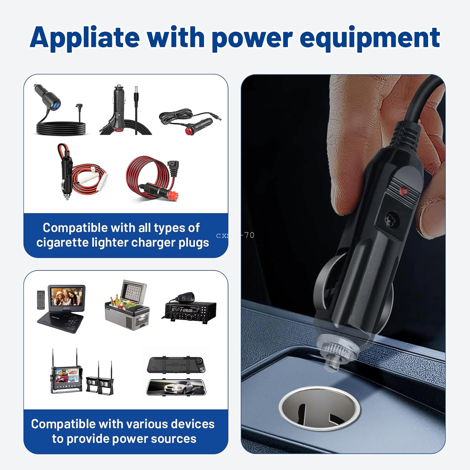 Cigarette Lighter Socket 25776667, J42059 Replace For Chevy GMC Cadillac Buick