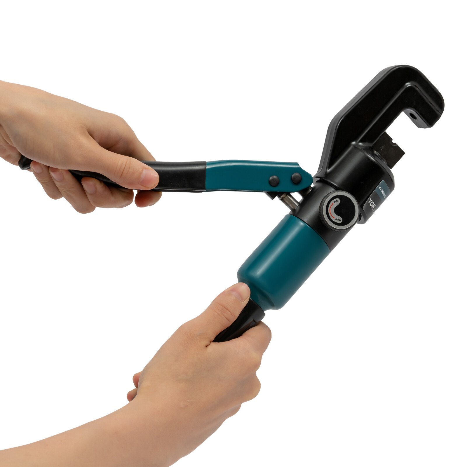 8T Hydraulic Crimper Crimping Tool Wire Rope Swaging Cable Railing Kit+8 Dies