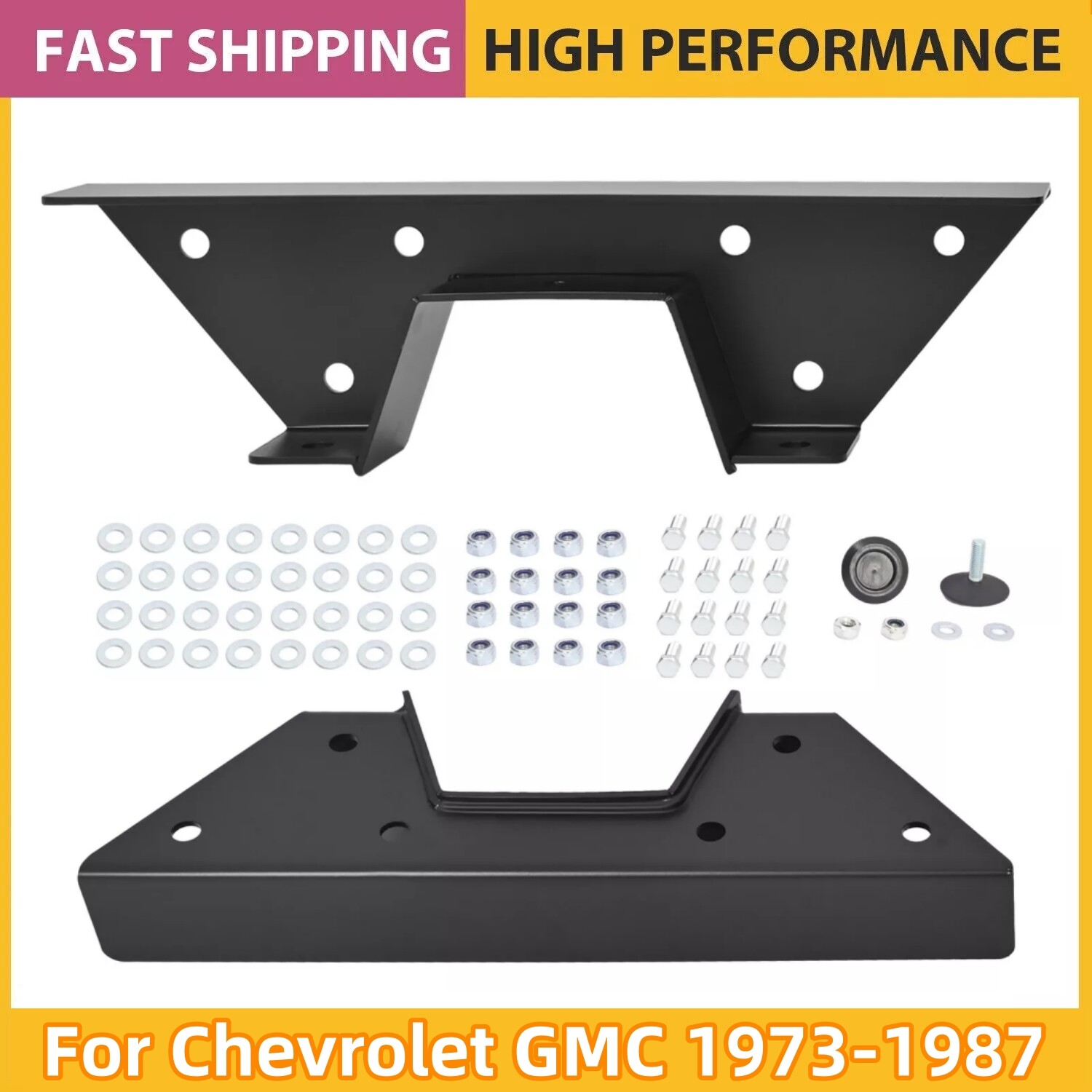 For Chevrolet C10 C20/ GMC C2500 1973-1987 C Notch Frame Support Lowering Kit
