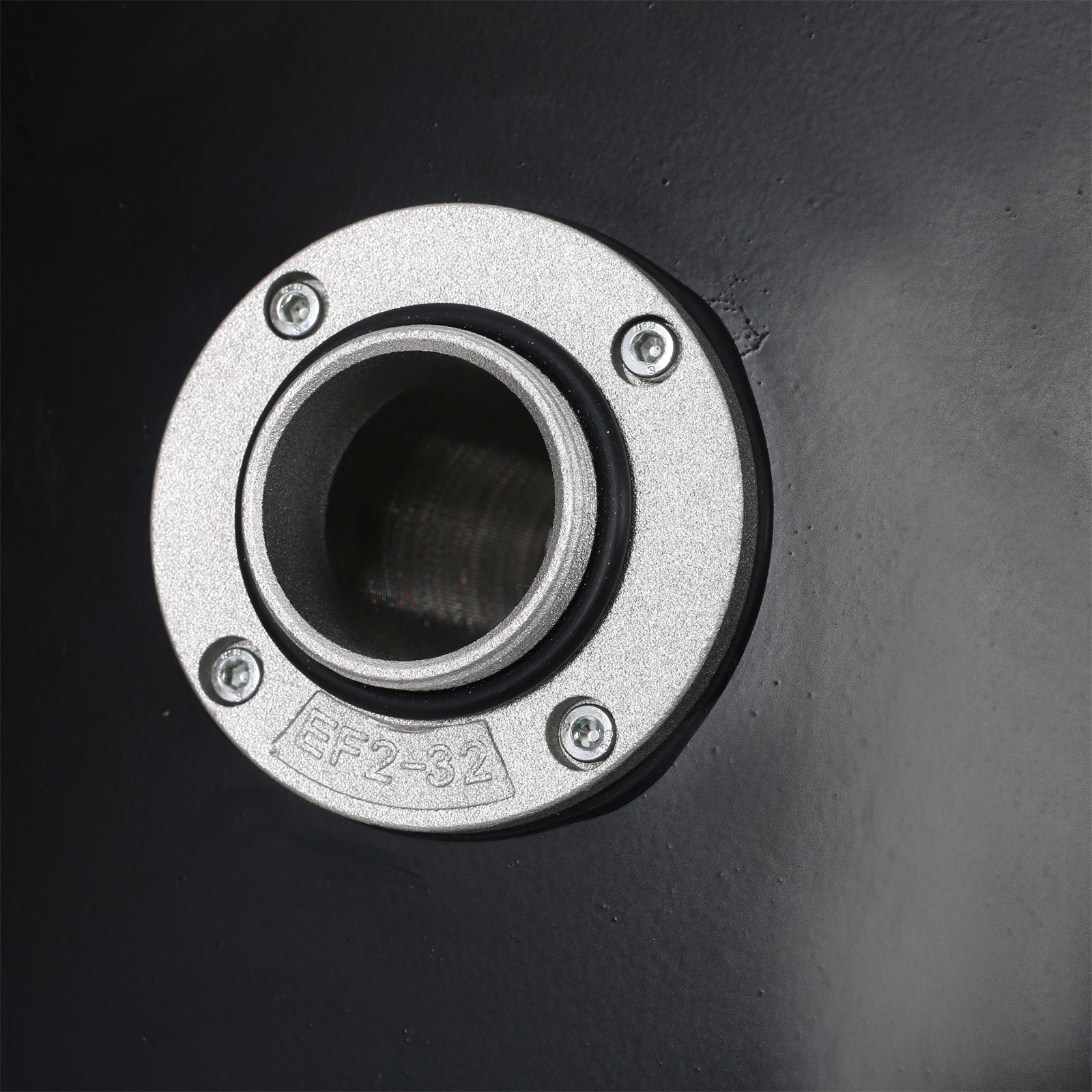 5Gal 14 Gauge Hydraulic Fluid Steel Reservoir Tank w/ Inlet 1-1/2" FNPT & Outlet