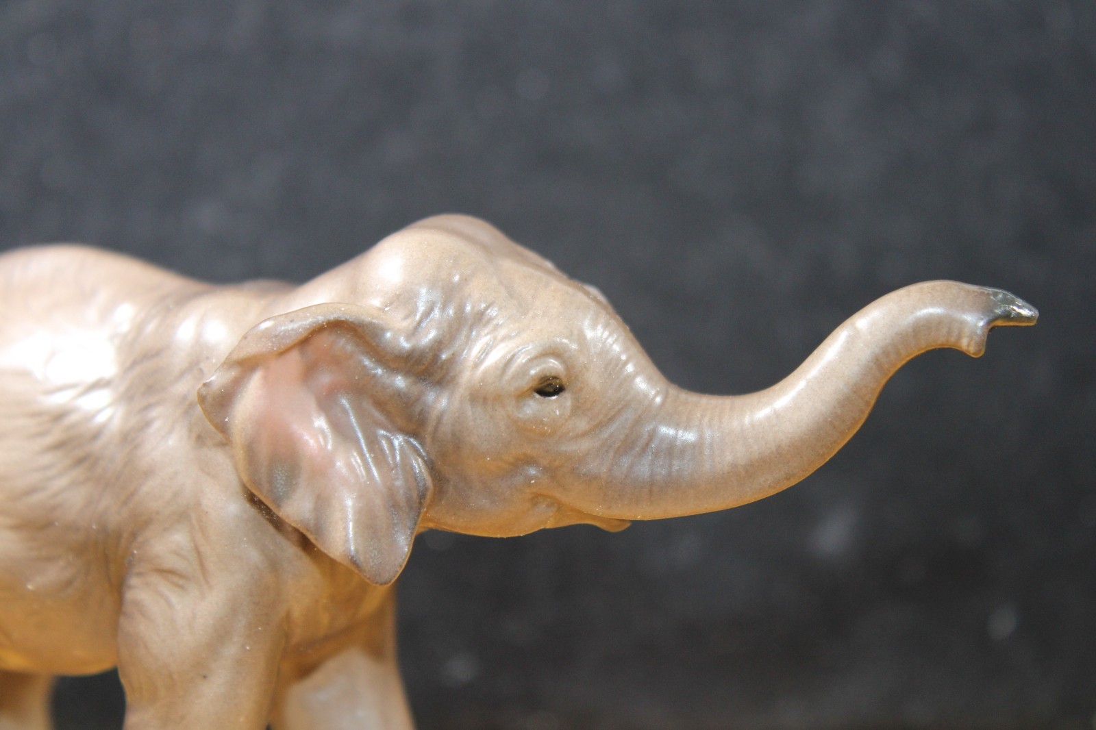 Vintage Ceramic Porcelain Elephant Figurine Japan Highly Detailed Possibly Josef