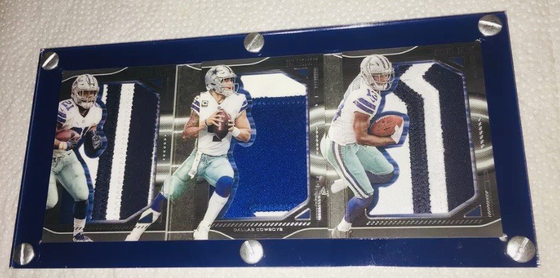 Tri-Fold Vault / Nexus Playbook Panini NT Football / Hockey Booklet Display Case