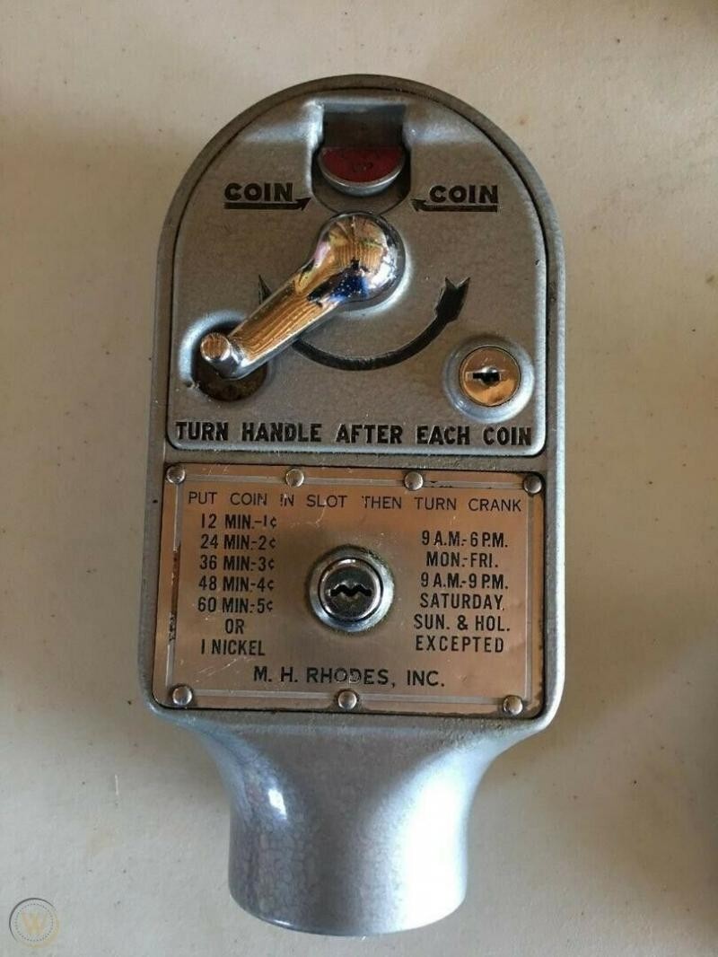 Service Key for M.H. Rhodes Parking Meters. Master Key for Top lock ONLY!