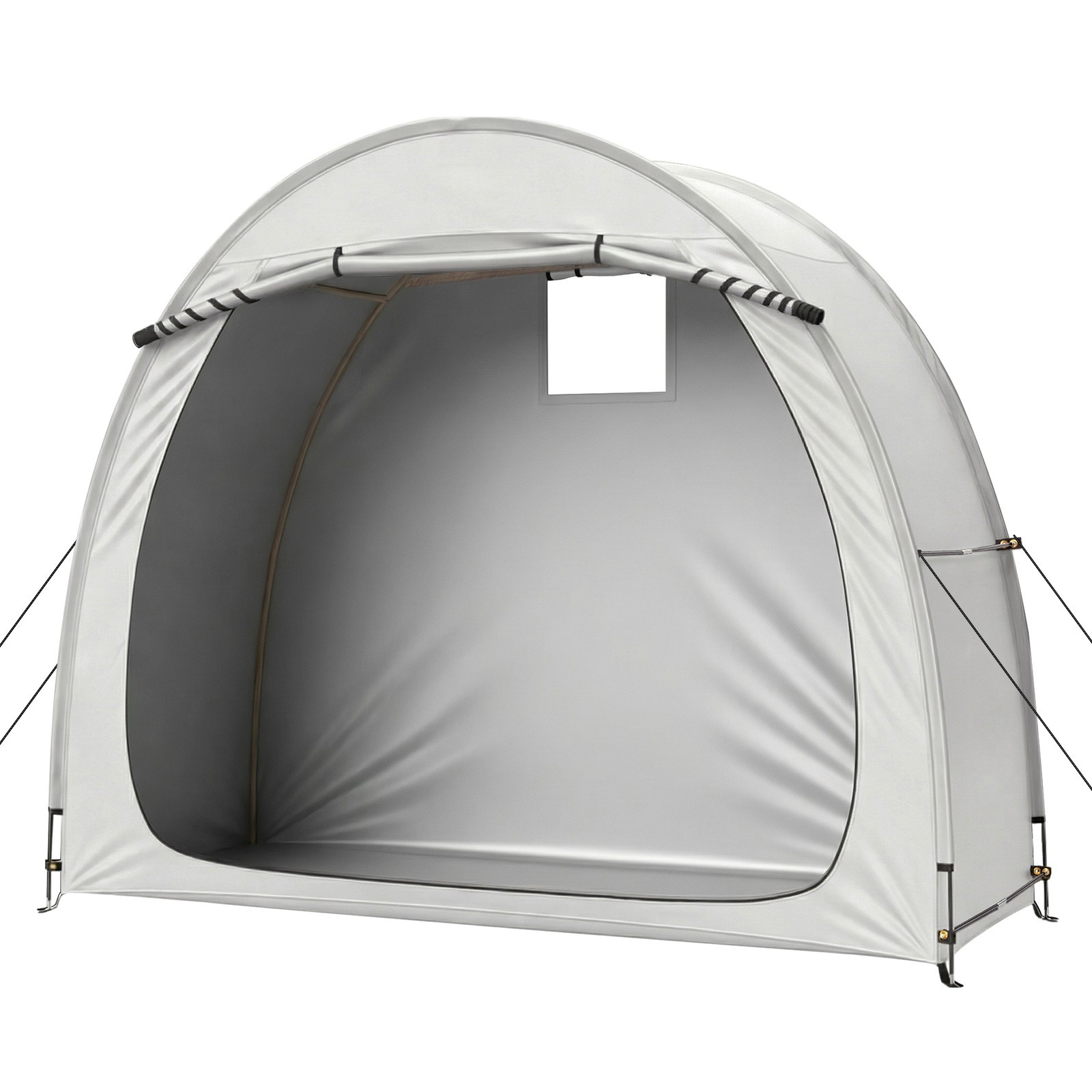 Storage Tent Shed Outdoor Waterproof Bicycle Covers Shelter for Bikes Lawn Mower