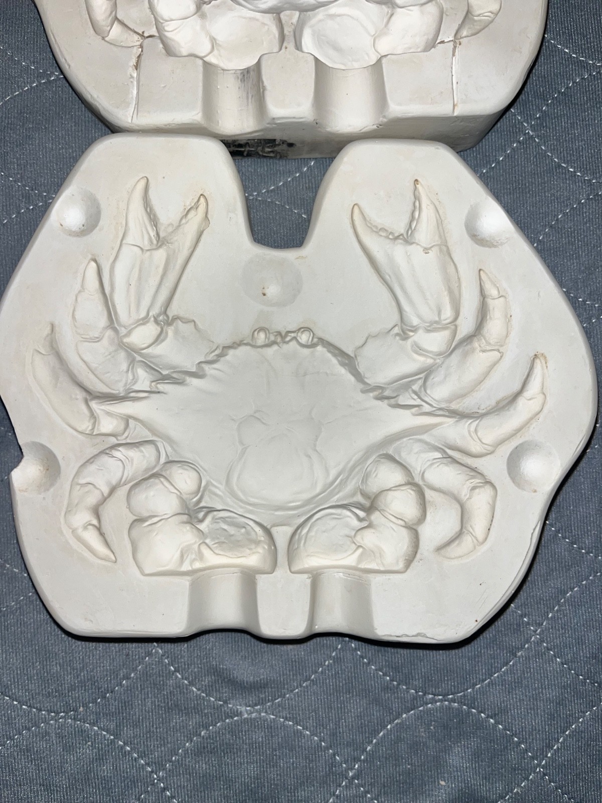 Vintage Ceramic Slip Casting Mold Of Realistic Crab Nowell’s mold 2148
