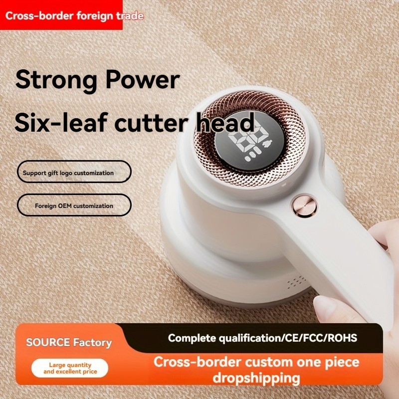 Professional Electric Fabric Shaver - Rechargeable 3-Speed Lint Remover with