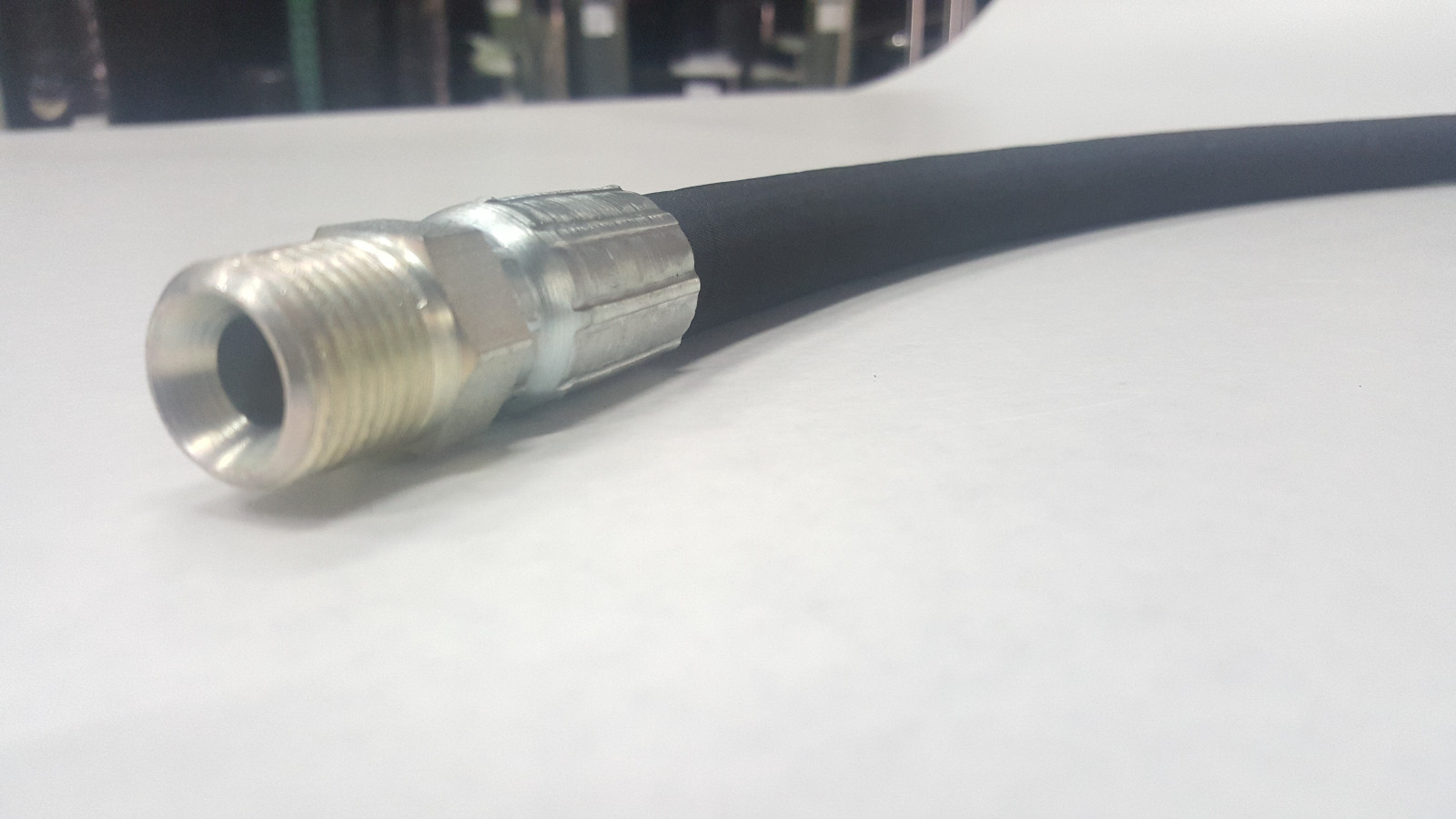 1/4" x 96" Hydraulic Hose Assembly w/MALE NPTends.FREE SHIPPING