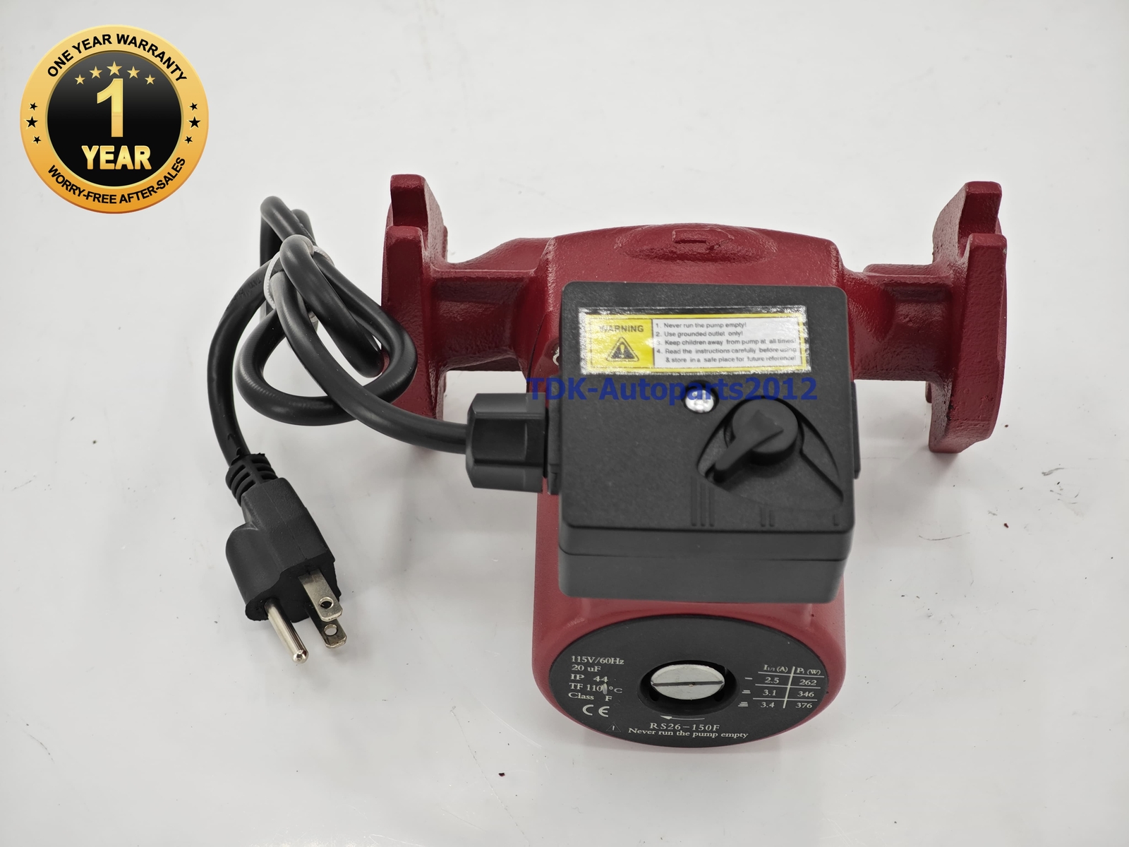 For Grundfos 95906630 UPS26-150F Cast Iron Circulator Pump 115V 1/3 HP Cast Iron