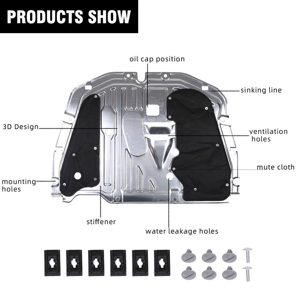 Engine Splash Guard Car Shield Cover Board 74110TBAA00 For Honda civic 2016-2021