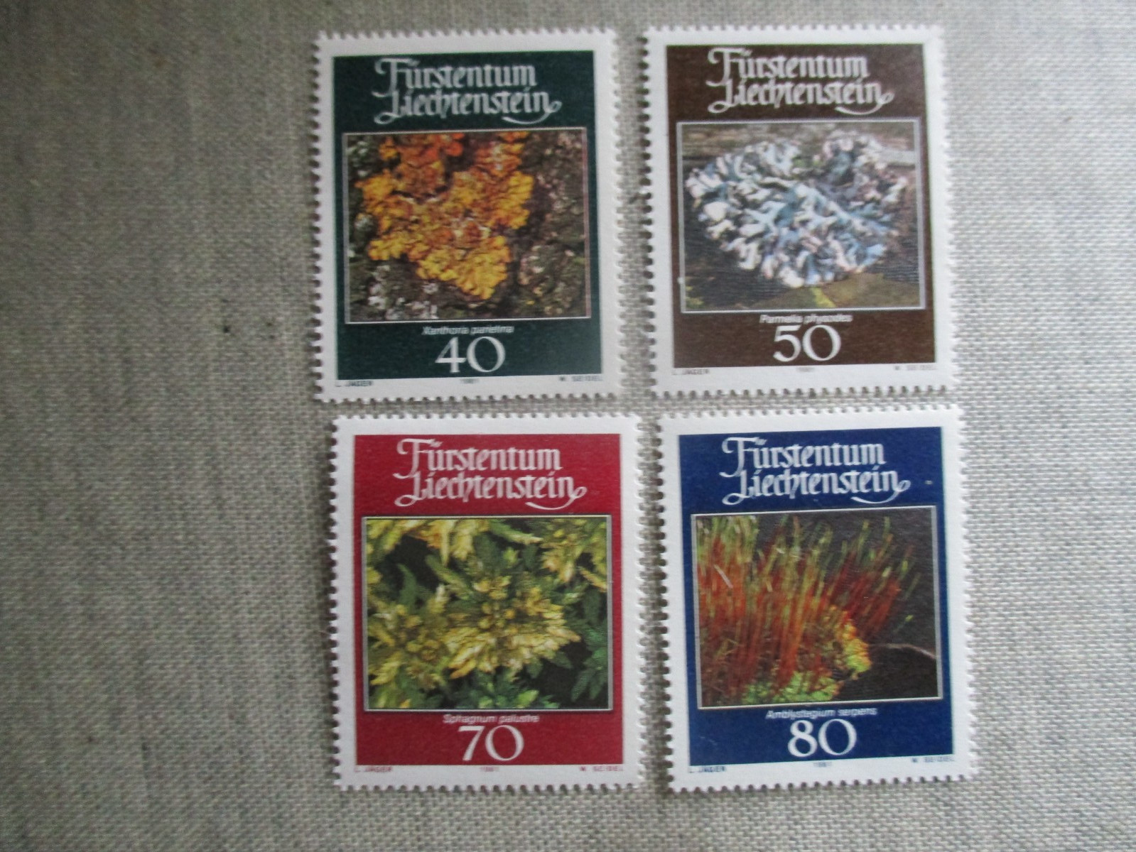 Liechtenstein, Scott# 714-717, MNH