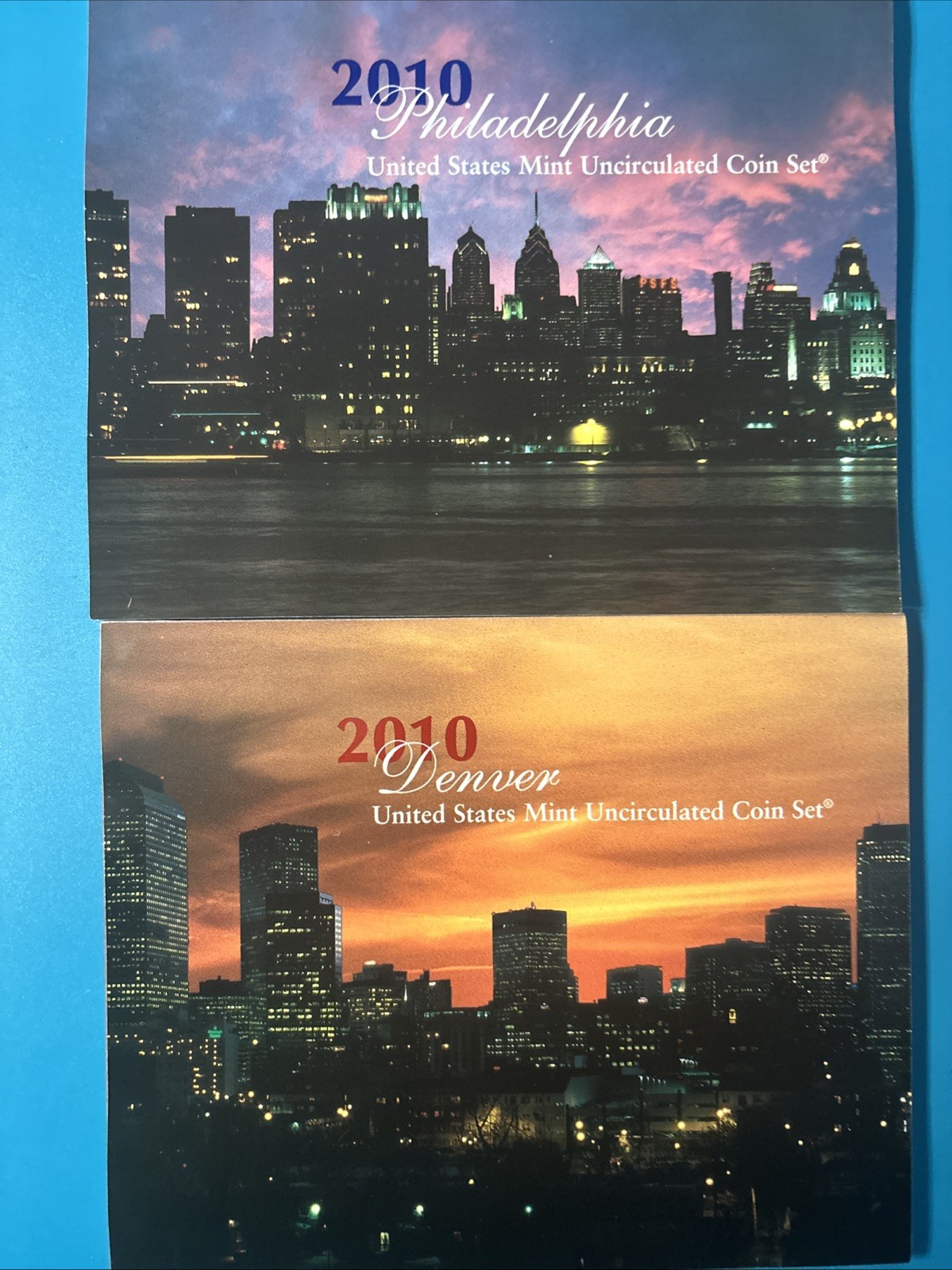 2010 United States Mint Brilliant Uncirculated Clad and Silver Proof Sets