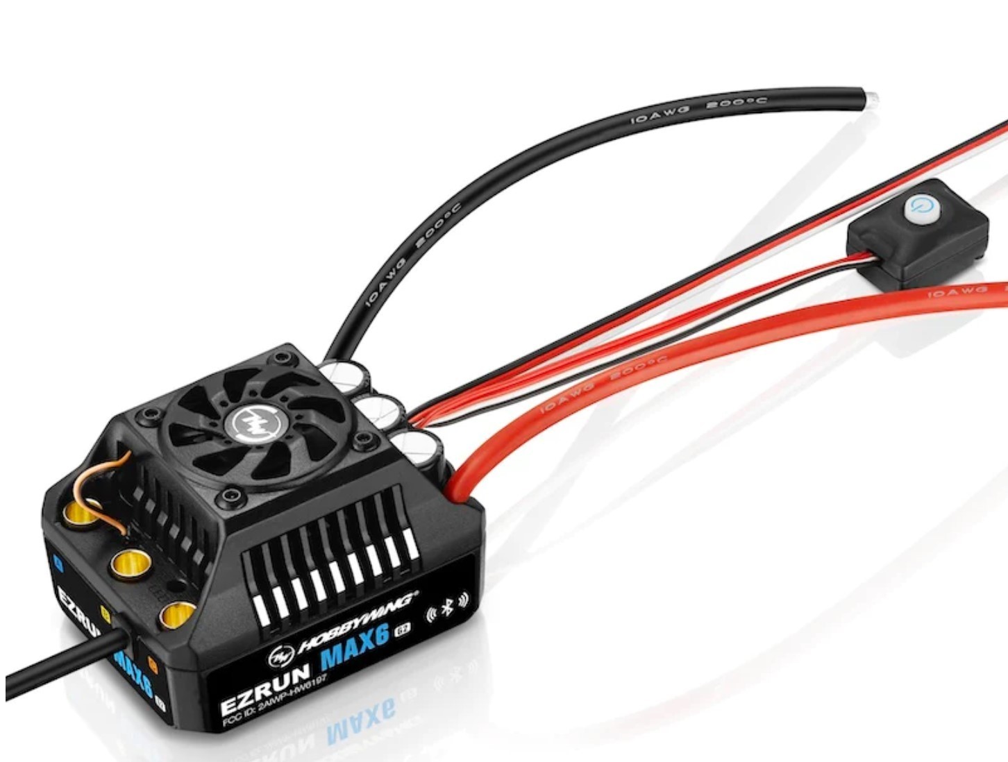 RCP-RTR Hobbywing EZRUN Max 6 G2 ESC 3-8s 200amp RTR Options QS8, XT90, EC5/IC5