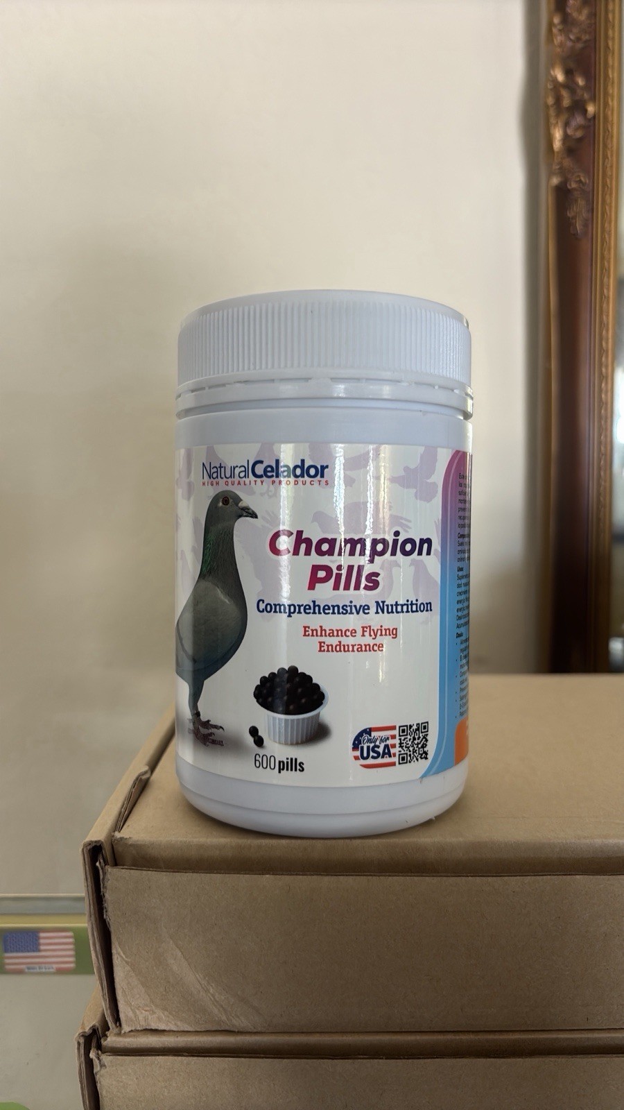 NaturalCelador Champion Pills for Birds 600 Tablets