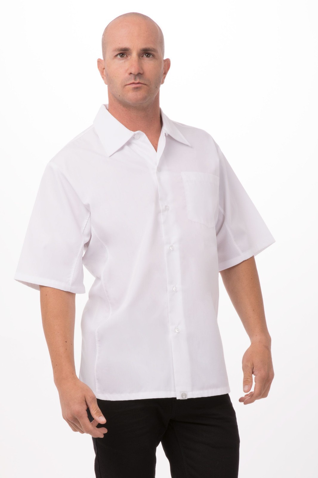 Chef Works Cool Vent Men's Cook Shirt White XL New Free Shipping