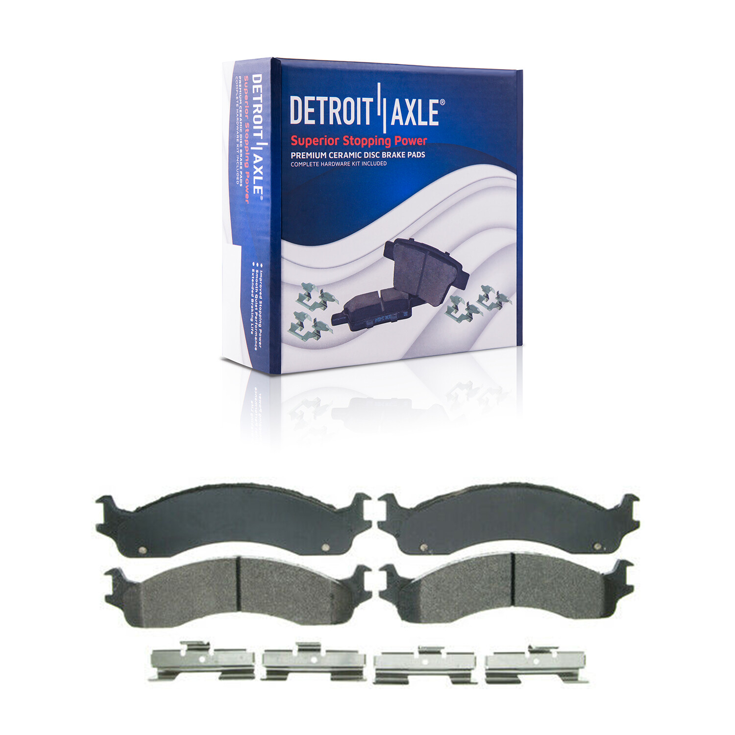 2004 - 2007 Ford E-350 Super Duty Front 331mm + Rear 326mm Brake Rotors Pads