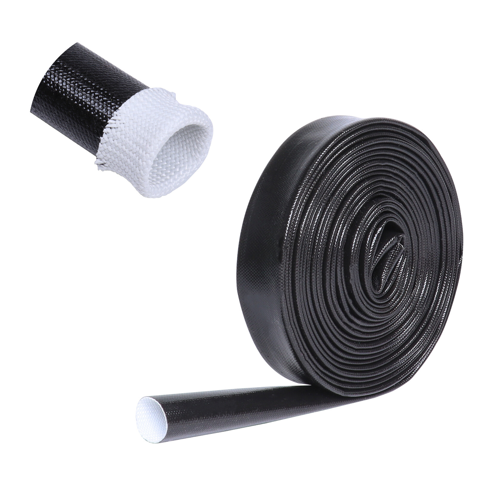 Automotive Heat Shield Sleeve Silicone Coated Wire Insulation Wrap Lot