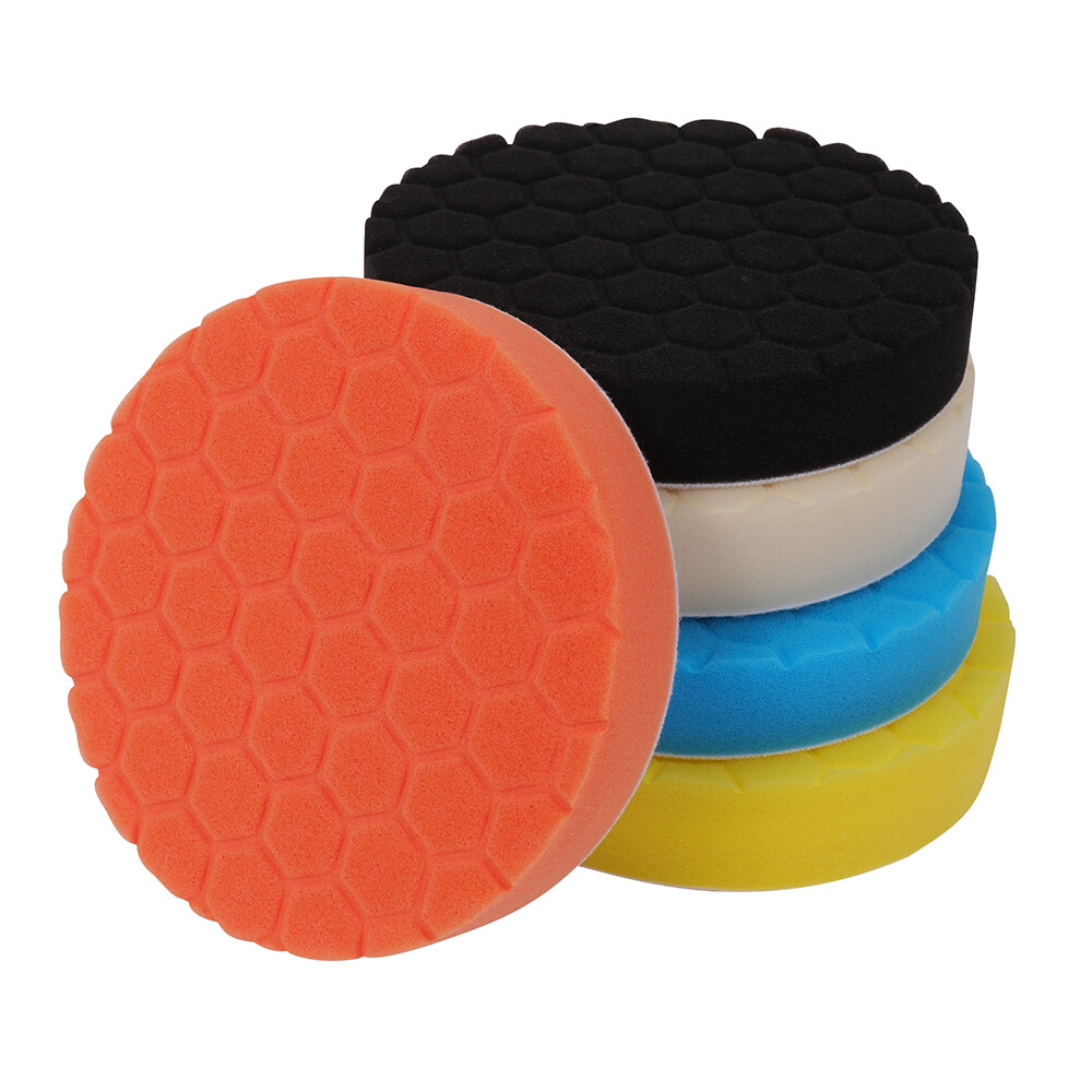 5X 6inch Car Foam Waxing Finishing Buffing Wheel Buffer Polisher Polishing Pad