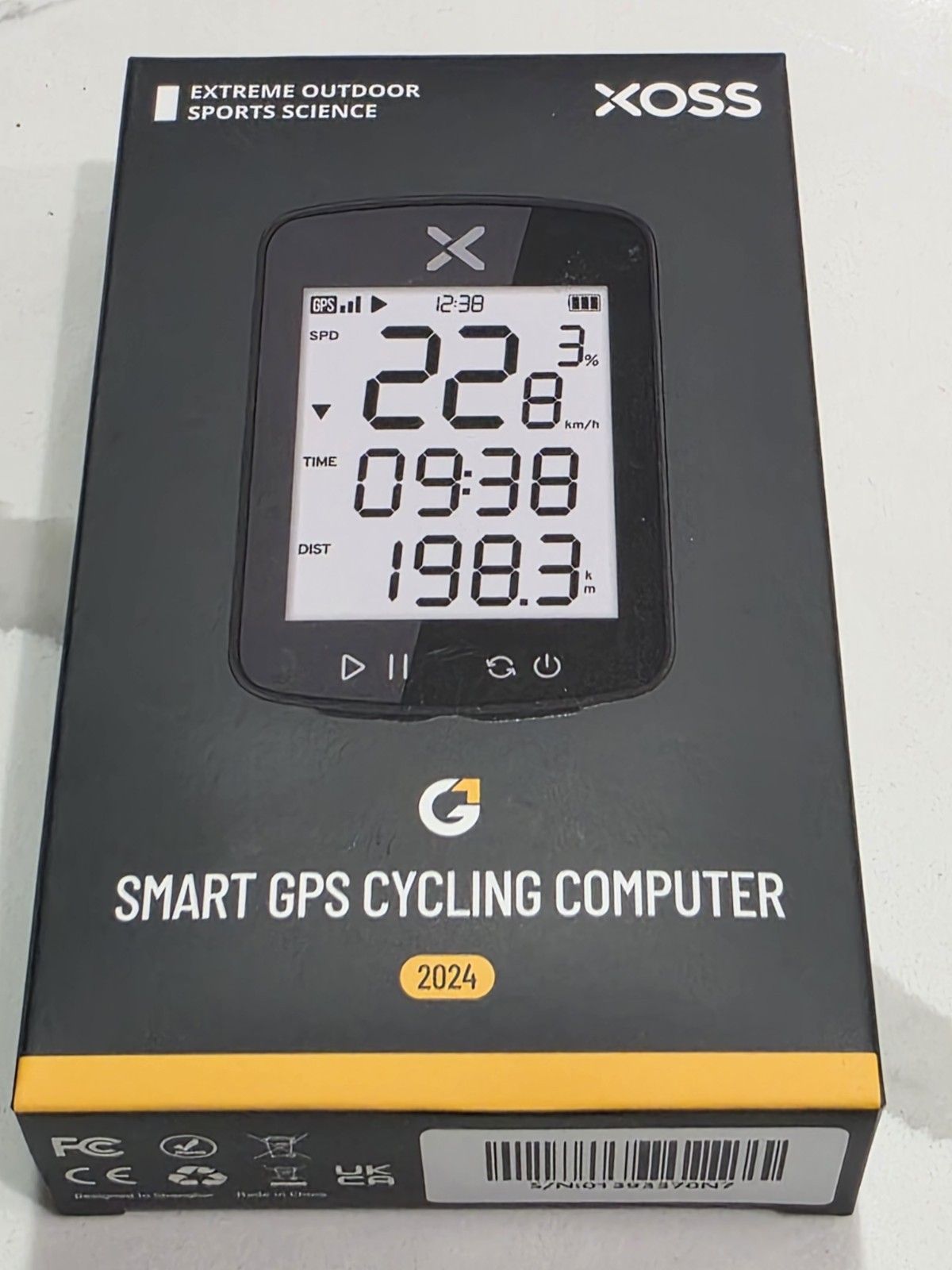 XOSS G Gen2 Smart GPS Cycling Computer Wireless, Bluetooth IPX7 NEW