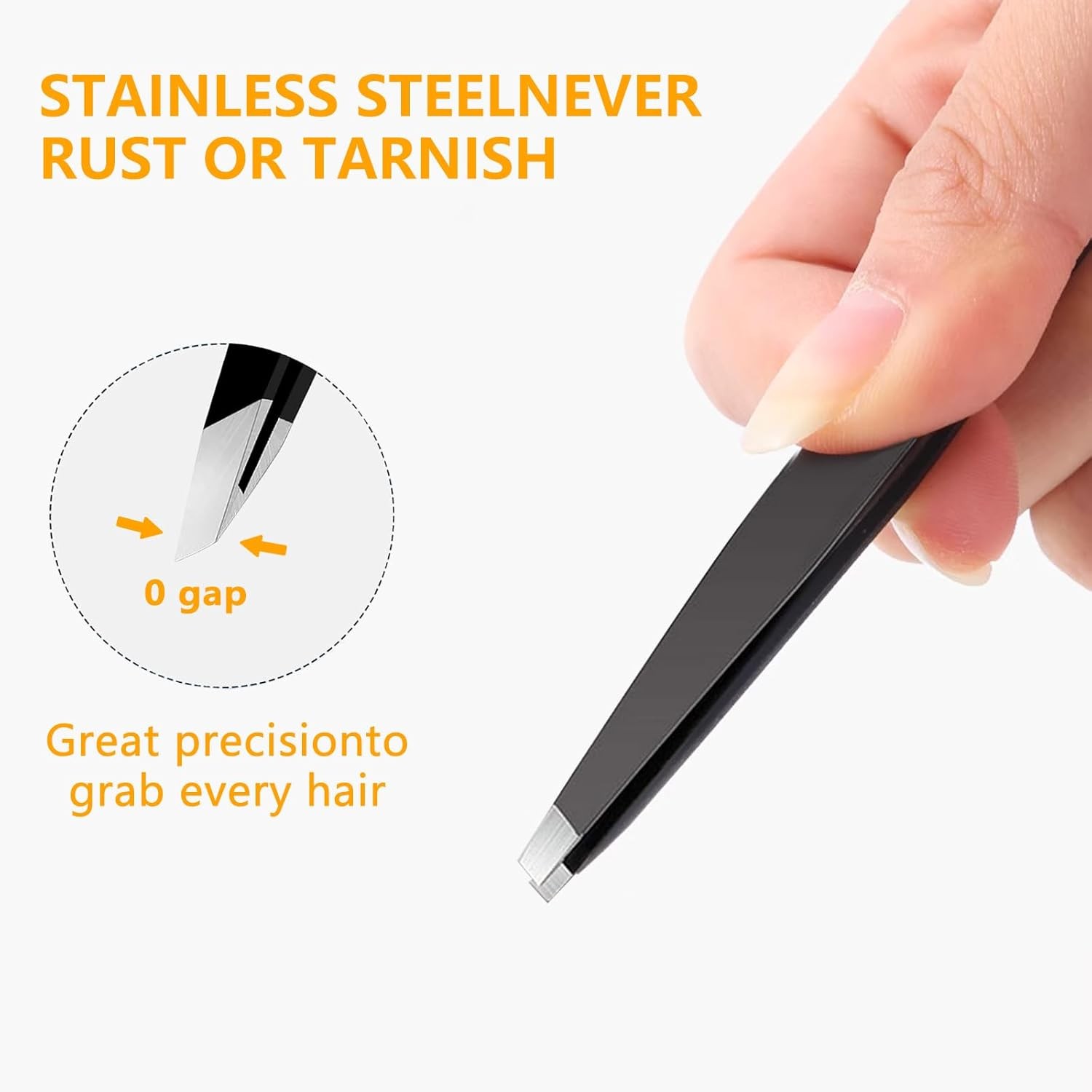 Eyebrow Tweezers Eyebrow Clip 4Piece Hair Beauty Pluckers Stainless Steel