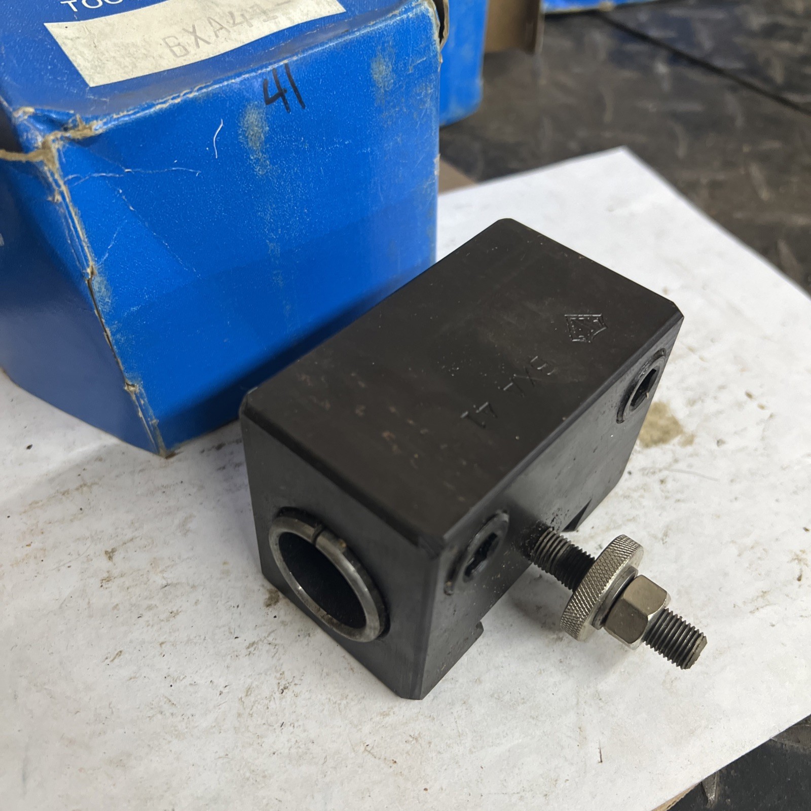 NOS Aloris BXA Quick Change Tool Post Set – 7 holders