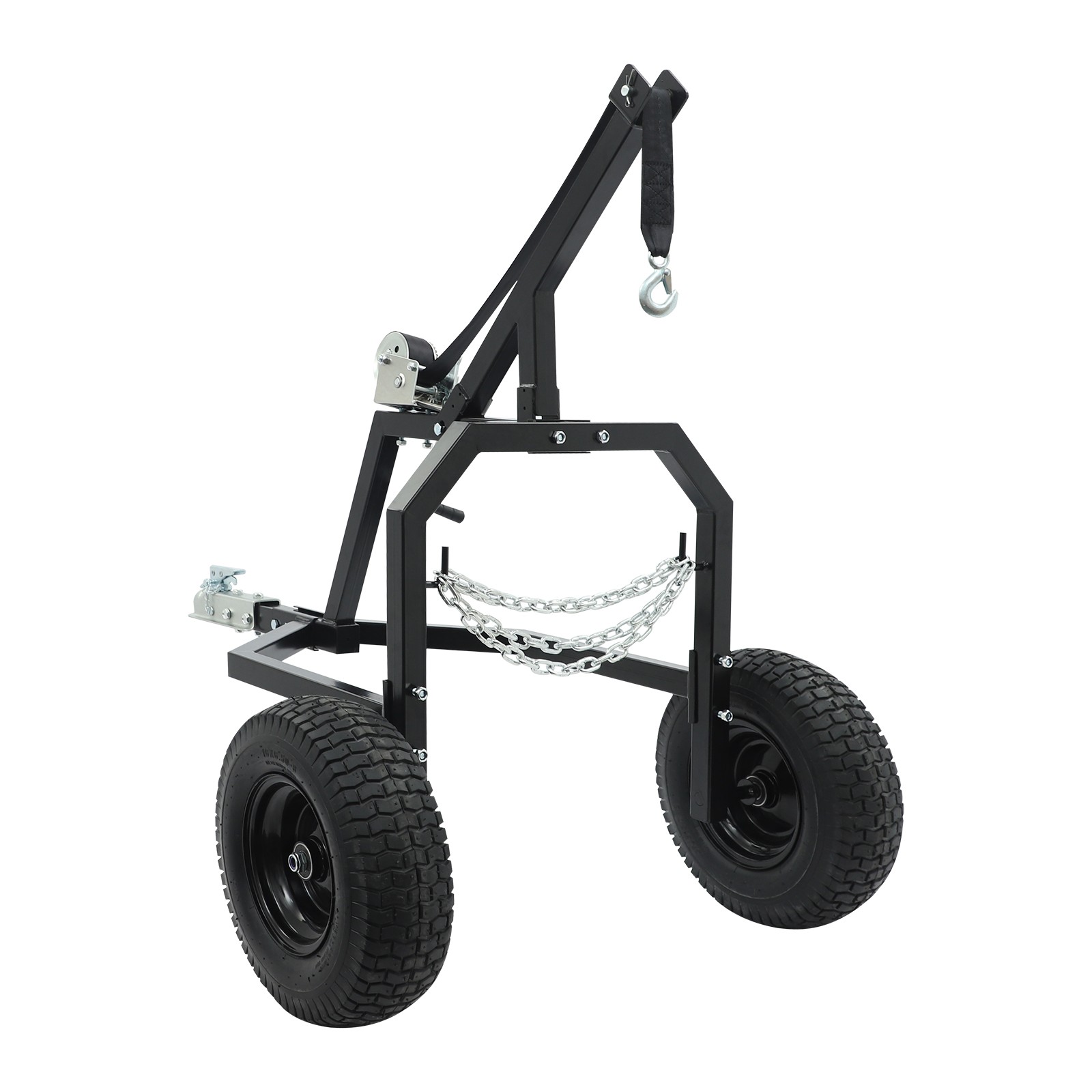 Heavy Log Skidder Logging Trailer Transporting Cart Trolley Log Skidding Cart