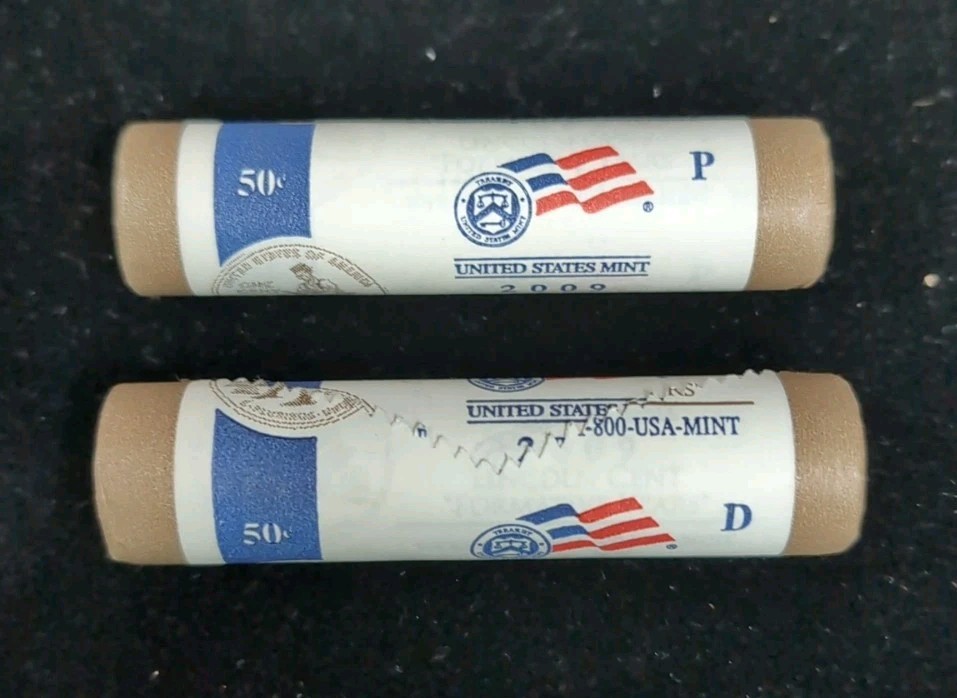 2009 P - D US Mint LINCOLN CENT "Formative Years" 2 ROLLS
