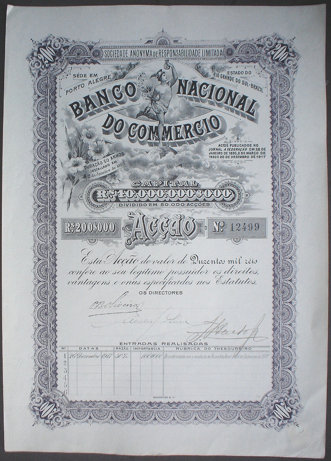 Brazil, Collection of 12 Bonds and Stocks 1885 - 1939, all are uncancelled