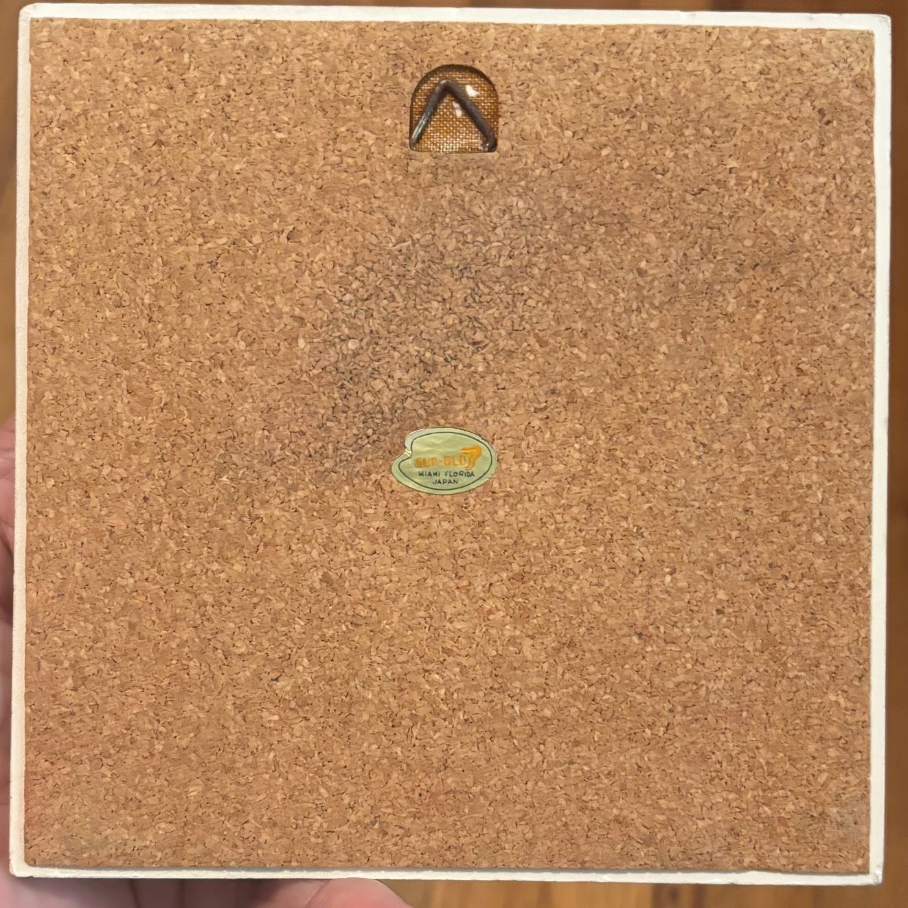 1970s Silver Springs Florida Souvenir Glass Bottom Boat Tile + Bottle Opener