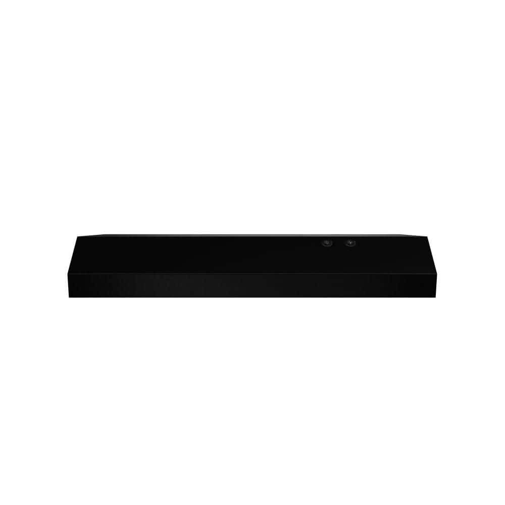 Vissani Arno 30" 240 CFM Under Cabinet Range Hood Black w Light Charcoal Filter