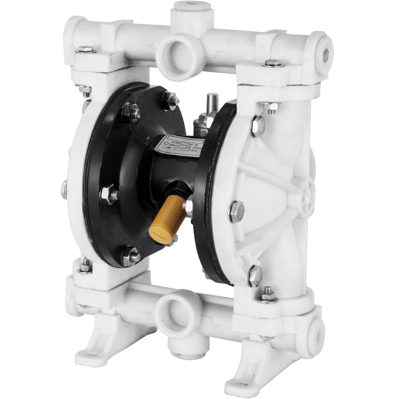 VEVOR 2.5GPM Air-Operated Double Diaphragm Pump Polypropylene