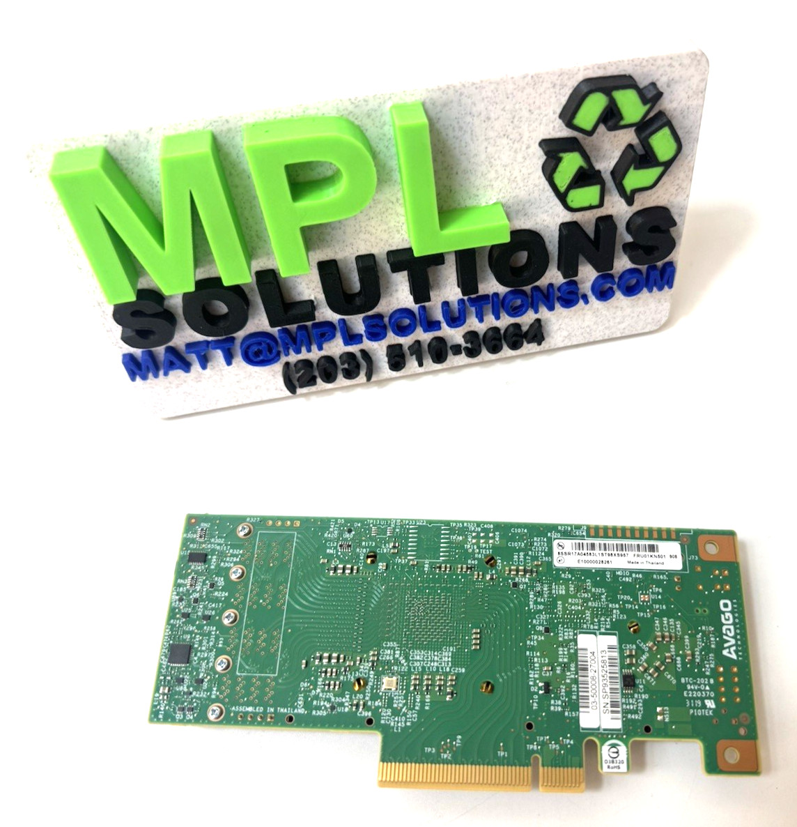 Lenovo ThinkSystem 430-16i 12G SAS/SATA Hot Bus Adapter FRU P/N: 01KN501 Tested