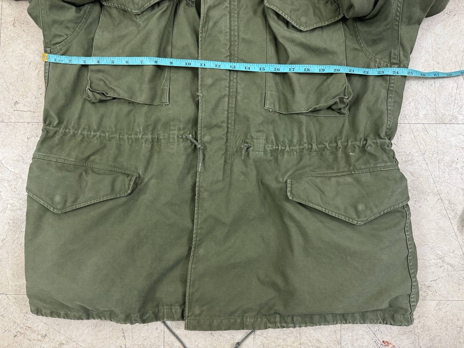 US Army M51 Field Jacket Large Regular 50s Vtg M-1951 OG107 1953