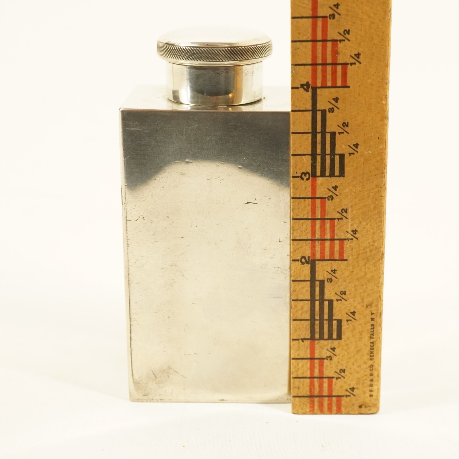 Vintage Louis Vuitton Silverplate Flask- Free Shipping USA