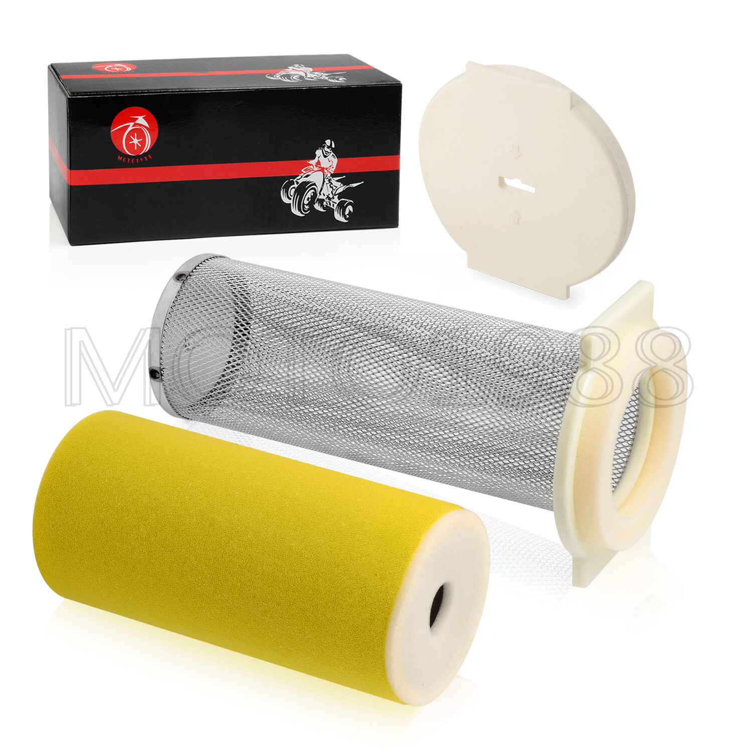 AIR FILTER CAGE GUIDE & AIR FILTER For YAMAHA KODIAK 400 YFM400 YFM400A/FA 00-02