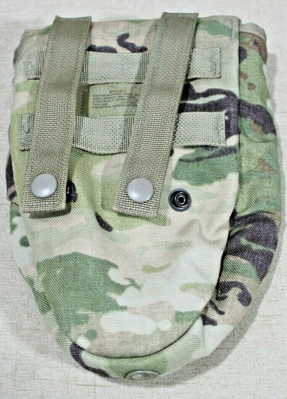 USGI Military GERBER 2000 Entrenching Tool E-tool Shovel w Multicam OCP Cover