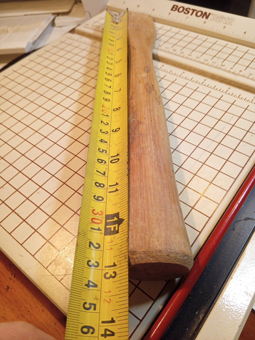 American Hickory 13" Handle, Replacement Handle, Handle Only, for hatchet