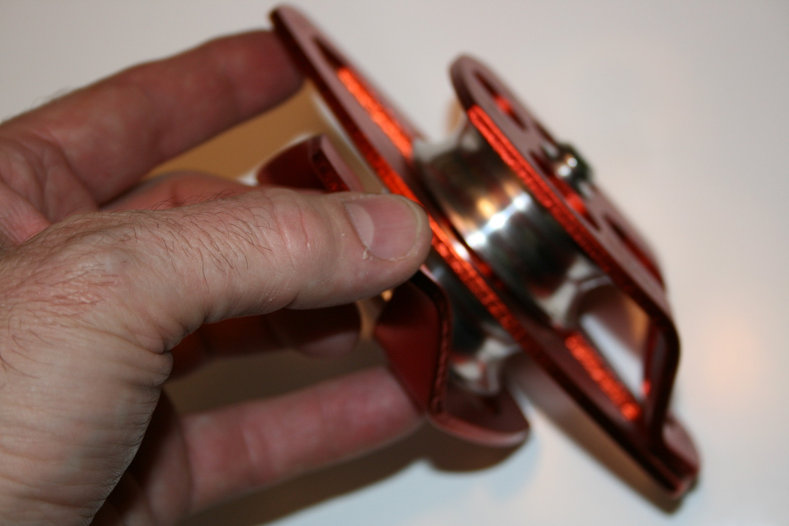 Large Aluminum Twin sheave Rope Pulley will take 5/8 Rope