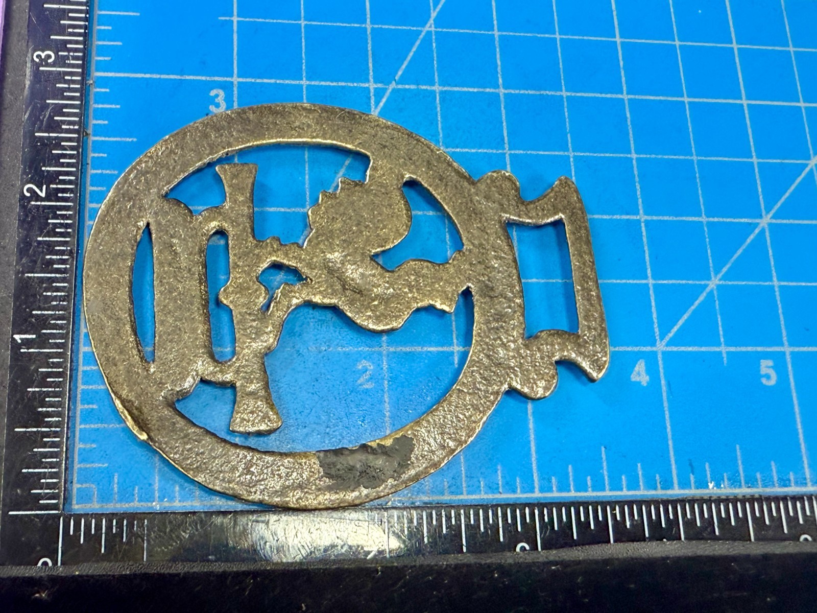 Rooster Cockerel Trumpet Openwork Bridle Harness Horse Saddle Medallion