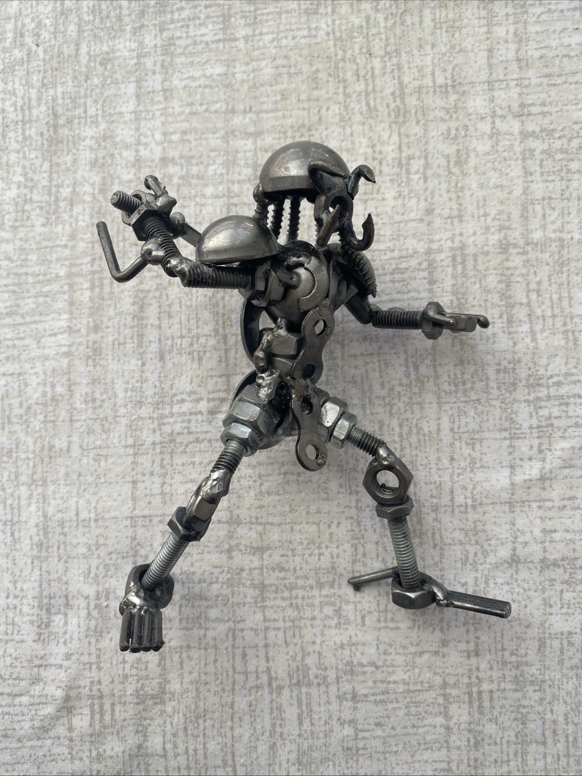Alien Statue Metal Sculpture