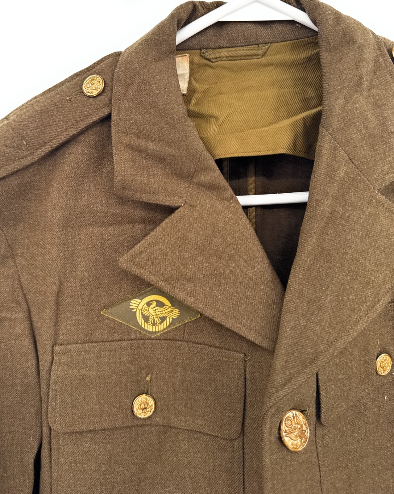 WWII Jacket Army Sergeant Fist Class Honorable Discharge