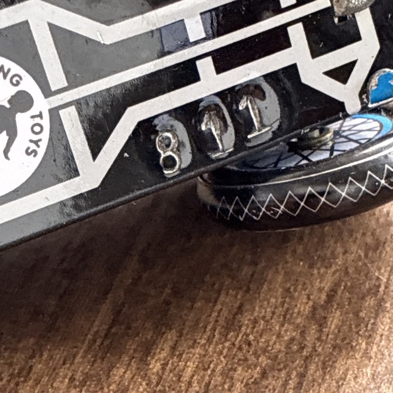 Schylling Speedway Racer Classic Wind-Up Tin Car Driver #2 Blue No BOX Or Key