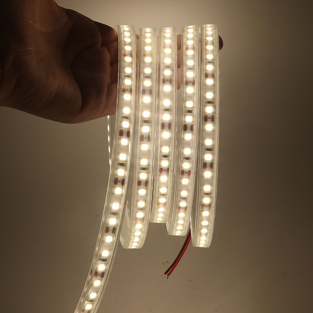 1m-20m 12V 24V 2835 LED Strip Flexible Rope IP68 Waterproof Lamp Outdoor Lights