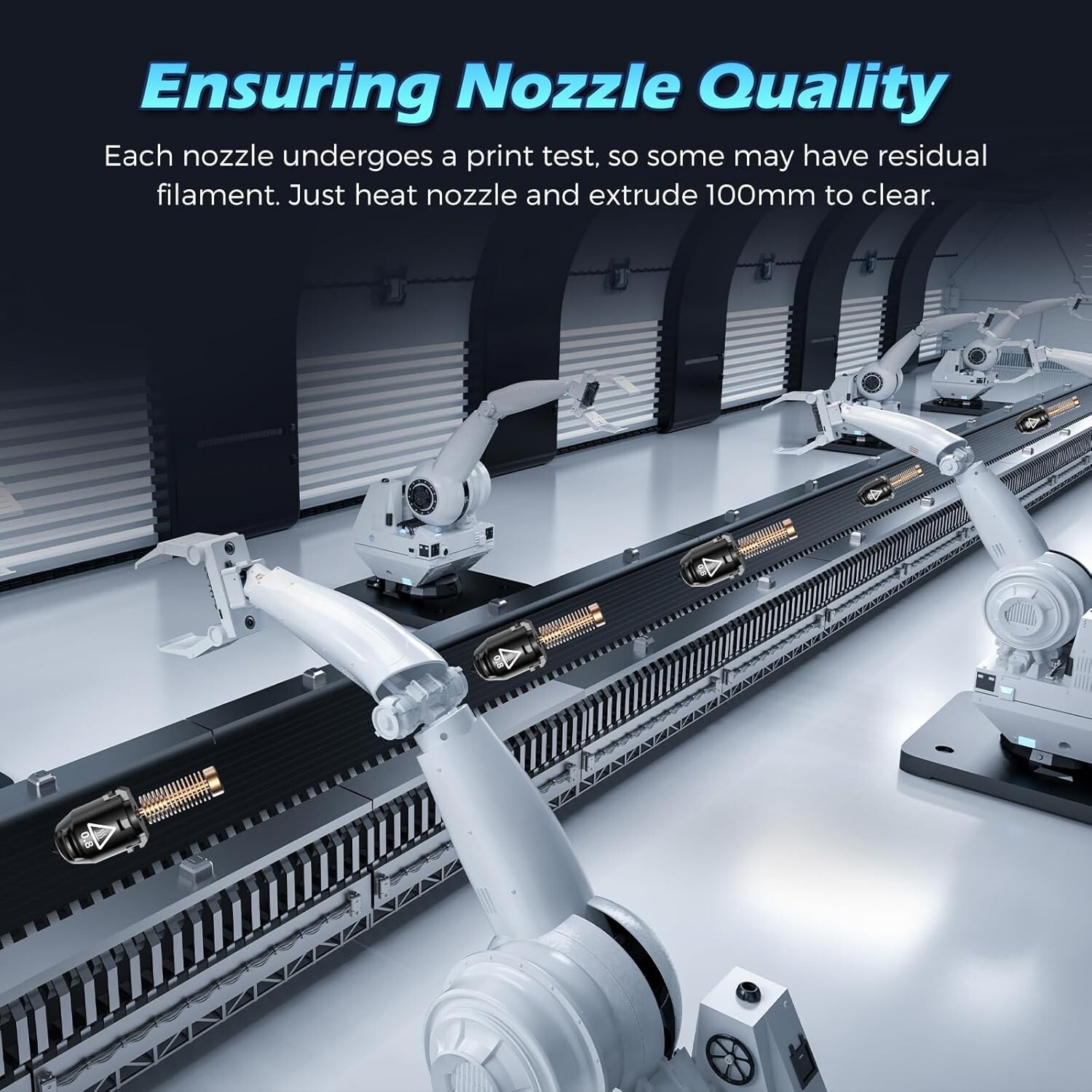 FLASHFORGE Adventurer 5M Series 3D Printer Nozzle Assembly 280℃ High Flow 32mm³/