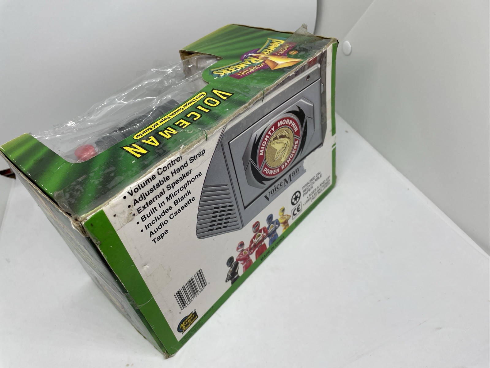 Power Rangers Voiceman Voice Changer Cassette Player/Recorder NM Complete W/tape