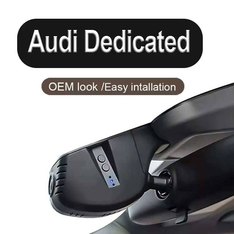Audi OE Integrated Plug & Play 4K Dashcam Most Models 2017-2025 Black