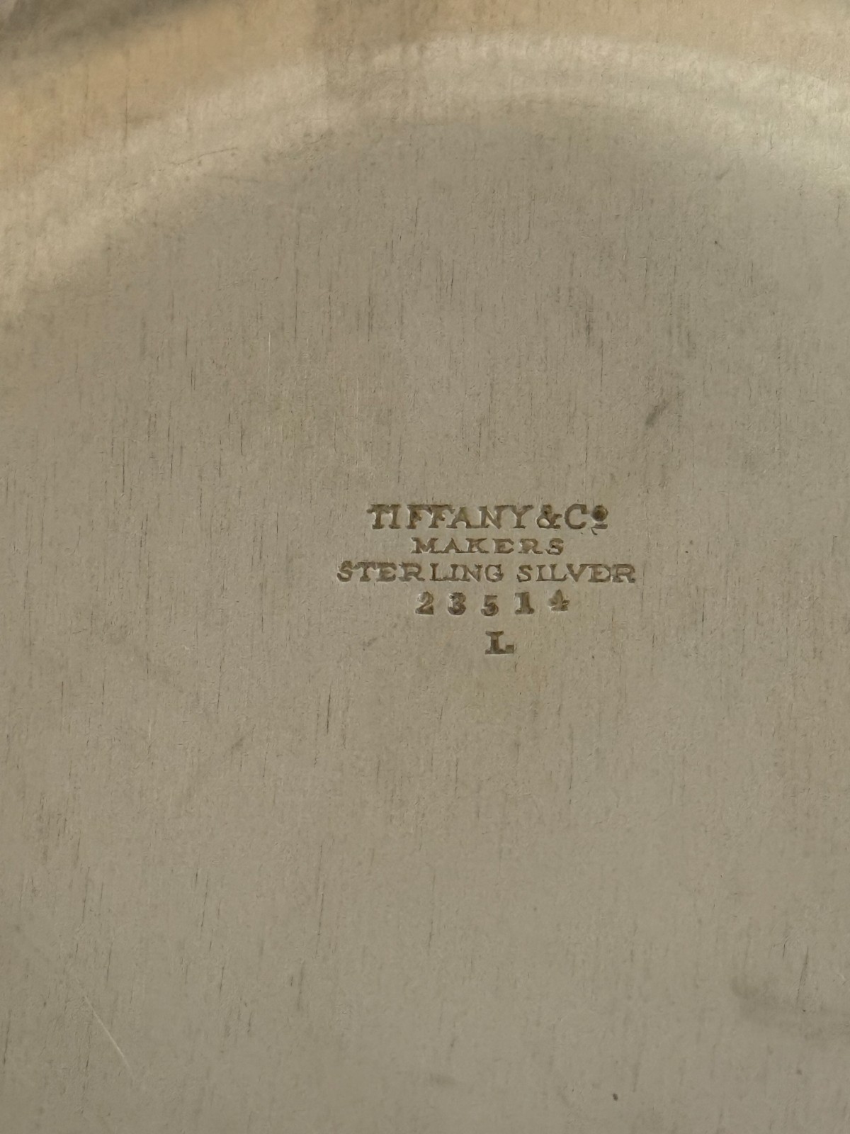 Tiffany & Co. Vintage Sterling Silver Low Bowl Classic 23514L Multi-use 1956/65