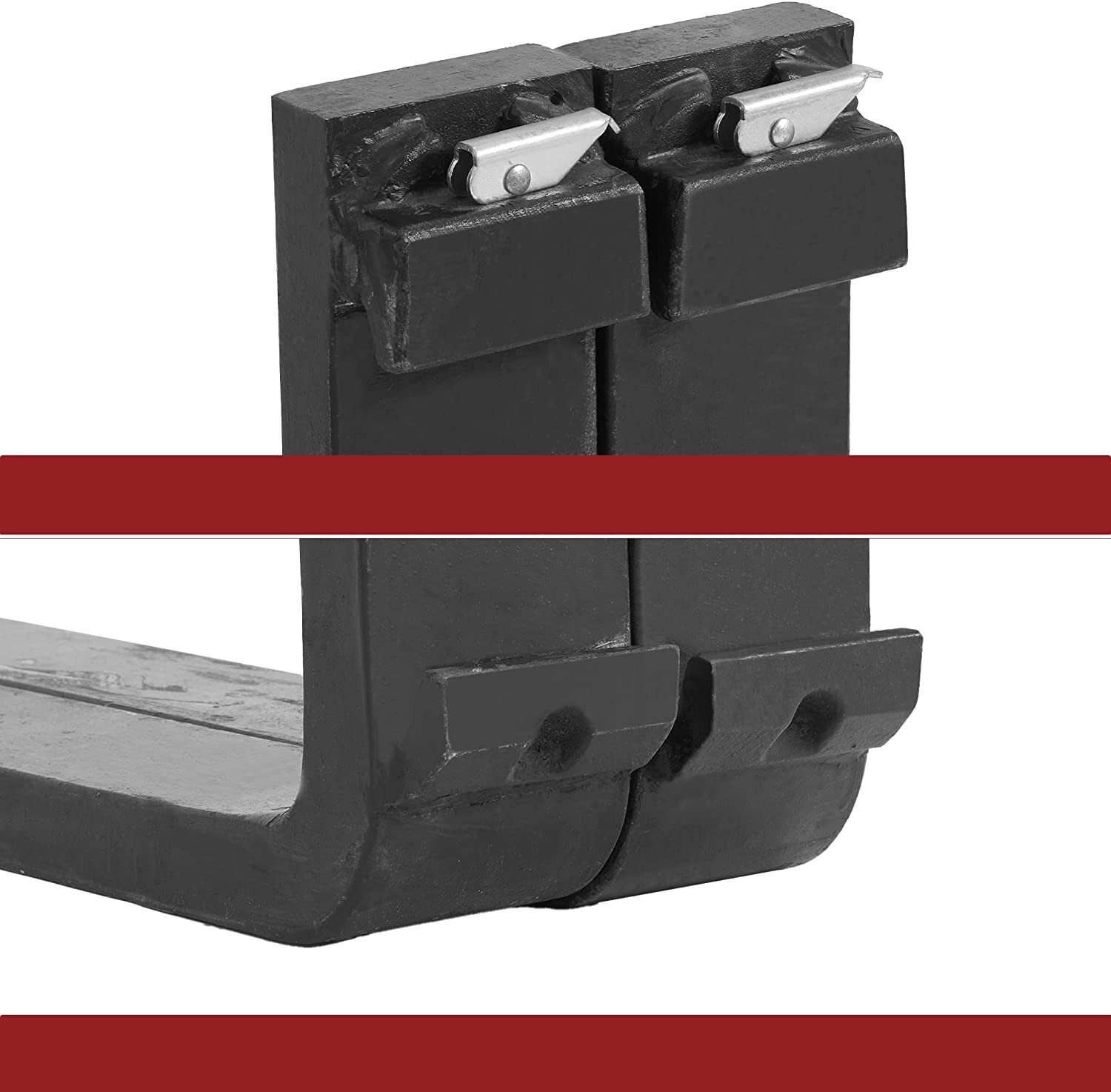 42" Pallet Fork Forklift Blades for Skid Steer Tractors Universal 2500lbs 2Pcs