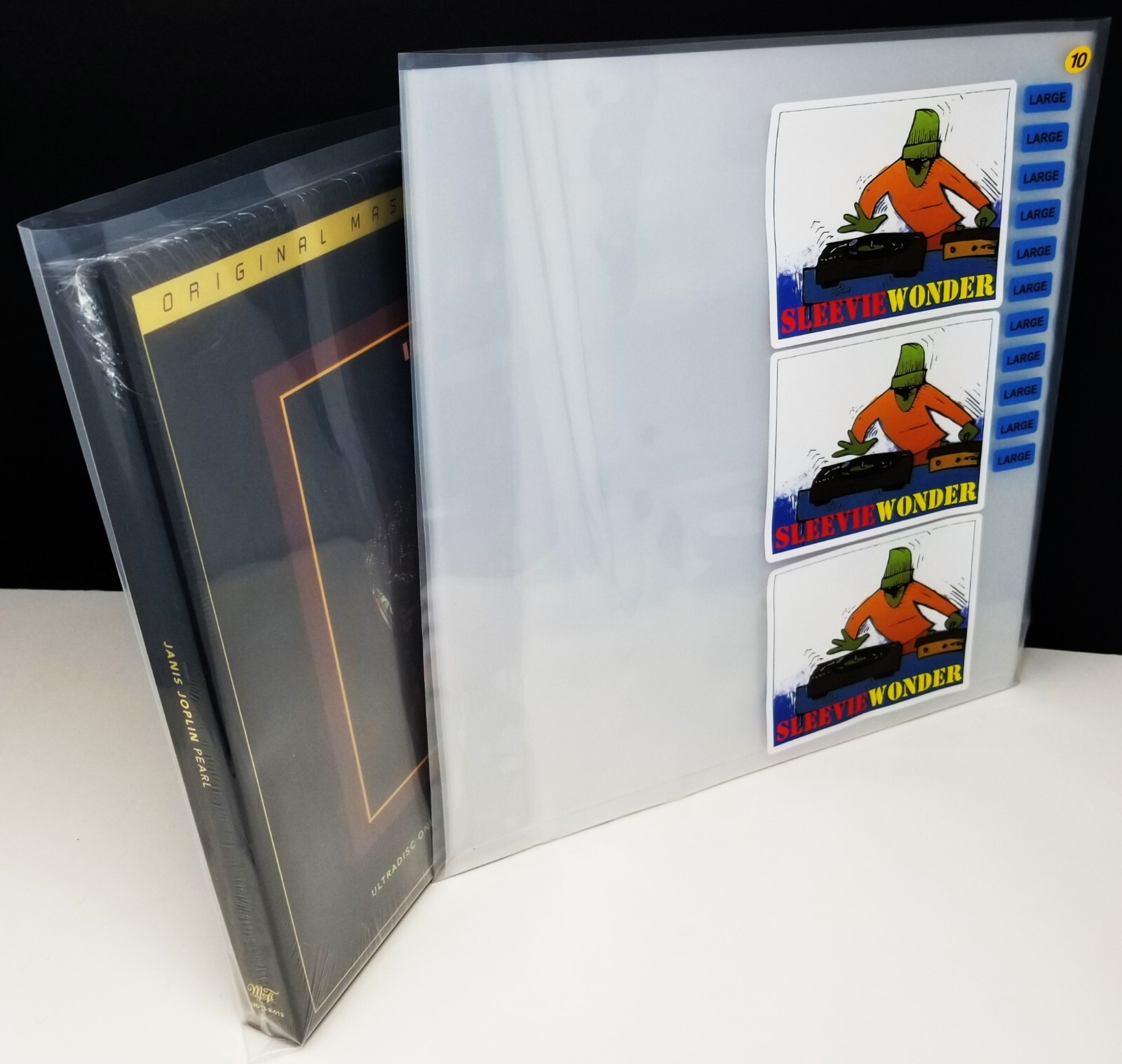 10 Box Set Outer Sleeves - Mofi One Step Mfsl - 4mil 33rpm LP Vinyl Record Album