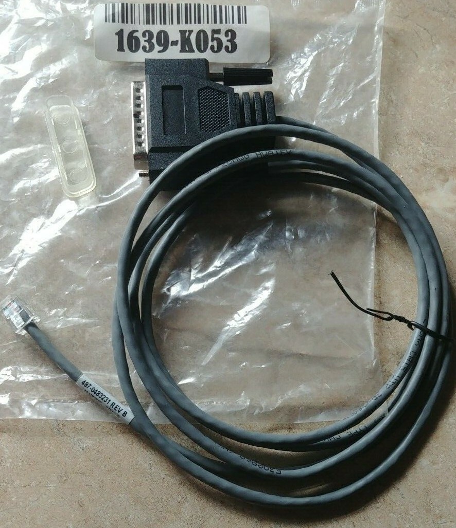 NCR 497-0483231 CB10498 Serial Receipt Printer Cable DB25M for Radiant Systems